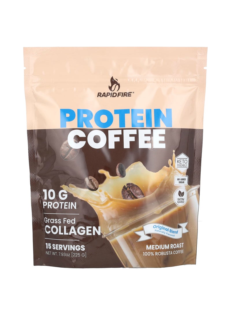 Protein Coffee, Original Blend, Medium Roast, 7.93 oz (225 g)
